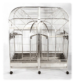 Piilani Plantation&#8482; Extra Large Stainless Steel Bird Cage
